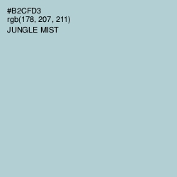 #B2CFD3 - Jungle Mist Color Image